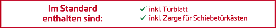 Im Standard enthalten sind