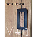 1x Černá úchytka