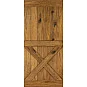 Drevené posuvné dvere MODERN RUSTIC X - Dub Bronz Drevené posuvné dvere MODERN RUSTIC X - Dub Bronz