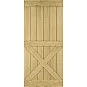 Drevené posuvné dvere MODERN RUSTIC X - Dub Fladr Drevené posuvné dvere MODERN RUSTIC X - Dub Fladr