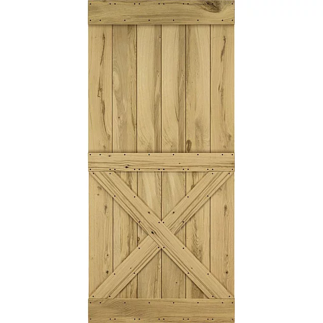 Drevené posuvné dvere MODERN RUSTIC X - Dub Trám Zvislý Drevené posuvné dvere MODERN RUSTIC X - Dub Trám Zvislý