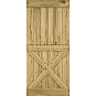 Drevené posuvné dvere MODERN RUSTIC X - Dub Trám Zvislý Drevené posuvné dvere MODERN RUSTIC X - Dub Trám Zvislý