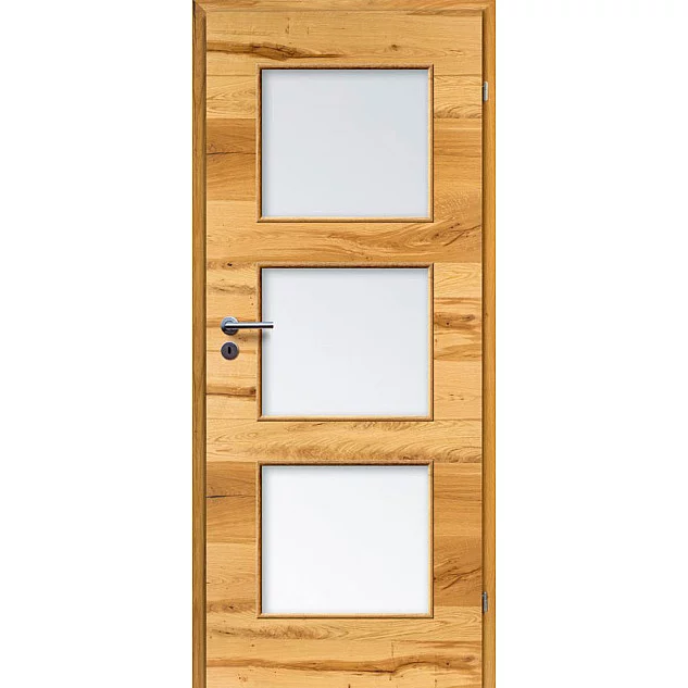 Drevené dvere MODERN 04/H - Dub Trám Zvislý Drevené dvere MODERN 04/H - Dub Trám Zvislý