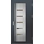 Oceľové vchodové dvere - AMBERG 2 - Antracit Štruktúra, Label Inox Oceľové vchodové dvere ERKADO - AMBERG 2 - Antracit Štruktúra, Label Inox