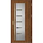 Oceľové vchodové dvere - AMBERG 2 - Orech, Label Inox Oceľové vchodové dvere ERKADO - AMBERG 2 - Orech, Label Inox