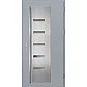 Oceľové vchodové dvere - AMBERG 2 - Sivá, Label Inox Oceľové vchodové dvere ERKADO - AMBERG 2 - Sivá, Label Inox