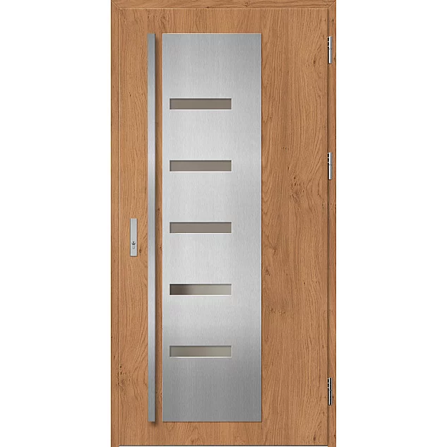 Oceľové vchodové dvere - AMBERG 2 - Winchester, Label Inox Oceľové vchodové dvere ERKADO - AMBERG 2 - Winchester, Label Inox