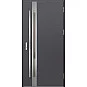 Oceľové vchodové dvere - LANGEN 1 - Hladký Antracit, Label Inox Oceľové vchodové dvere - LANGEN 1 - Hladký Antracit, Label Inox