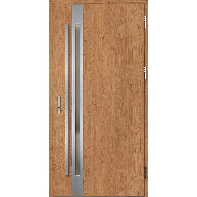 Oceľové vchodové dvere - LANGEN 1 - Winchester, Label Inox Oceľové vchodové dvere ERKADO - LANGEN 1 - Winchester, Label Inox