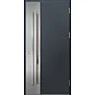 Oceľové vchodové dvere - LANGEN 2 - Antracit Štruktúra, Label Inox Oceľové vchodové dvere ERKADO - LANGEN 2 - Antracit Štruktúra, Label Inox