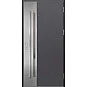 Oceľové vchodové dvere - LANGEN 2 - Hladký Antracit, Label Inox Oceľové vchodové dvere - LANGEN 2 - Hladký Antracit, Label Inox