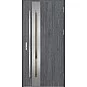 Oceľové vchodové dvere - LANGEN 3 - Dub Antracit, Label Inox Oceľové vchodové dvere ERKADO - LANGEN 3 - Dub Antracit, Label Inox