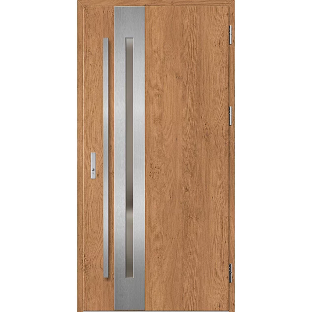 Oceľové vchodové dvere - LANGEN 3 - Winchester, Label Inox Oceľové vchodové dvere ERKADO - LANGEN 3 - Winchester, Label Inox