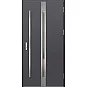 Oceľové vchodové dvere - LANGEN 4 - Hladký Antracit, Label Inox Oceľové vchodové dvere - LANGEN 4 - Hladký Antracit, Label Inox