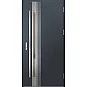 Oceľové vchodové dvere - LANGEN 5 - Antracit Štruktúra, Label Inox Oceľové vchodové dvere ERKADO - LANGEN 5 - Antracit Štruktúra, Label Inox