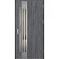Oceľové vchodové dvere - LEIMEN 1 - Dub Antracit, Label Inox Oceľové vchodové dvere ERKADO - LEIMEN 1 - Dub Antracit, Label Inox