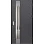 Oceľové vchodové dvere - LEIMEN 1 - Hladký Antracit, Label Inox Oceľové vchodové dvere ERKADO - LEIMEN 1 - Hladký Antracit, Label Inox