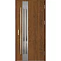 Oceľové vchodové dvere - LEIMEN 1 - Orech, Label Inox Oceľové vchodové dvere ERKADO - LEIMEN 1 - Orech, Label Inox
