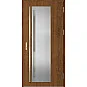 Oceľové vchodové dvere - LINDEN 1 - Orech, Label Inox Oceľové vchodové dvere ERKADO - LINDEN 1 - Orech, Label Inox