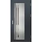 Oceľové vchodové dvere - LINDEN 2 - Antracit Štruktúra, Label Inox Oceľové vchodové dvere ERKADO - LINDEN 2 - Antracit Štruktúra, Label Inox