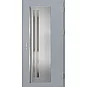 Oceľové vchodové dvere - LINDEN 2 - Sivá, Label Inox Oceľové vchodové dvere ERKADO - LINDEN 2 - Sivá, Label Inox