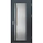 Oceľové vchodové dvere - LINDEN 4 - Antracit Štruktúra, Label Inox Oceľové vchodové dvere ERKADO - LINDEN 4 - Antracit Štruktúra, Label Inox