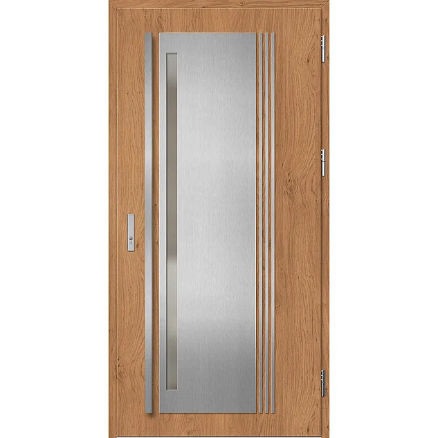Oceľové vchodové dvere - LINDEN 4 - Winchester, Label Inox Oceľové vchodové dvere ERKADO - LINDEN 4 - Winchester, Label Inox