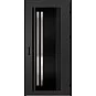 Oceľové vchodové dvere - LINDEN 5 - Čierna, Label Black Oceľové vchodové dvere ERKADO - LINDEN 5 - Čierna, Label Black