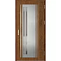 Oceľové vchodové dvere - LINDEN 5 - Orech, Label Inox Oceľové vchodové dvere ERKADO - LINDEN 5 - Orech, Label Inox