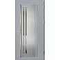 Oceľové vchodové dvere - LINDEN 5 - Sivá, Label Inox Oceľové vchodové dvere ERKADO - LINDEN 5 - Sivá, Label Inox