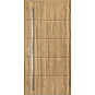 Oceľové vchodové dvere - LUTTER 1 - Dub Natur, Stamp Roller Oceľové vchodové dvere ERKADO - LUTTER 1 - Dub Natur, Stamp Roller