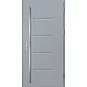 Oceľové vchodové dvere ERKADO - LUTTER 3 - Sivá, Stamp Roller
