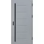 Oceľové vchodové dvere ERKADO - LUTTER 4 - Sivá, Stamp Roller