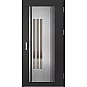 Oceľové vchodové dvere - MURTER 6 - Čierna, Label Inox Oceľové vchodové dvere ERKADO - MURTER 6 - Čierna, Label Inox