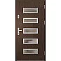 Oceľové vchodové dvere - RODING 1 - Bahenný Dub, Label Inox Oceľové vchodové dvere ERKADO - RODING 1 - Bahenný Dub, Label Inox