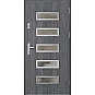 Oceľové vchodové dvere - RODING 1 - Dub Antracit, Label Inox Oceľové vchodové dvere ERKADO - RODING 1 - Dub Antracit, Label Inox