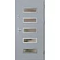 Oceľové vchodové dvere - RODING 1 - Sivá, Label Inox Oceľové vchodové dvere ERKADO - RODING 1 - Sivá, Label Inox