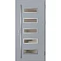 Oceľové vchodové dvere - RODING 1 - Sivá, Label Inox Oceľové vchodové dvere ERKADO - RODING 1 - Sivá, Label Inox