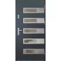 Oceľové vchodové dvere - RODING 2 - Antracit Štruktúra, Label Inox Oceľové vchodové dvere ERKADO - RODING 2 - Antracit Štruktúra, Label Inox