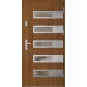 Oceľové vchodové dvere - RODING 2 - Orech, Label Inox Oceľové vchodové dvere ERKADO - RODING 2 - Orech, Label Inox