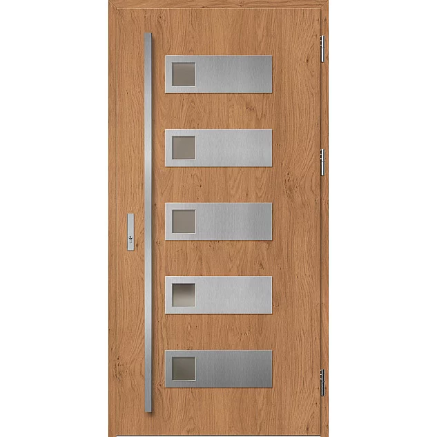 Oceľové vchodové dvere - SAMEDAN 1 - Winchester, Label Inox Oceľové vchodové dvere ERKADO - SAMEDAN 1 - Winchester, Label Inox