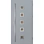 Oceľové vchodové dvere - SAMEDAN 2 - Sivá, Label Inox Oceľové vchodové dvere ERKADO - SAMEDAN 2 - Sivá, Label Inox