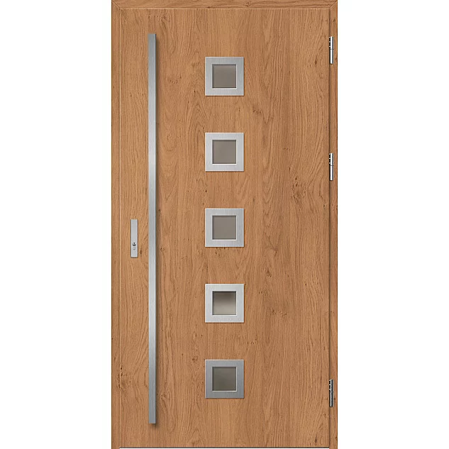 Oceľové vchodové dvere - SAMEDAN 2 - Winchester, Label Inox Oceľové vchodové dvere ERKADO - SAMEDAN 2 - Winchester, Label Inox