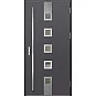 Oceľové vchodové dvere - SAMEDAN 3 - Hladký Antracit, Label Inox Oceľové vchodové dvere ERKADO - SAMEDAN 3 - Hladký Antracit, Label Inox