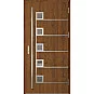 Oceľové vchodové dvere - SAMEDAN 5 - Orech, Label Inox Oceľové vchodové dvere ERKADO - SAMEDAN 5 - Orech, Label Inox