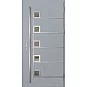 Oceľové vchodové dvere - SAMEDAN 5 - Sivá, Label Inox Oceľové vchodové dvere ERKADO - SAMEDAN 5 - Sivá, Label Inox