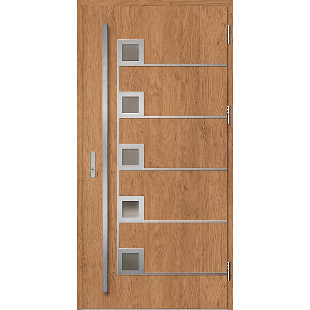 Oceľové vchodové dvere - SAMEDAN 5 - Winchester, Label Inox Oceľové vchodové dvere ERKADO - SAMEDAN 5 - Winchester, Label Inox