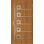 Oceľové vchodové dvere - SAMEDAN 5 - Zlatý dub, Label Inox Oceľové vchodové dvere ERKADO - SAMEDAN 5 - Zlatý dub, Label Inox