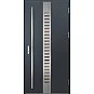 Oceľové vchodové dvere - SELTERS 1 - Antracit Štruktúra, Label Inox Oceľové vchodové dvere ERKADO - SELTERS 1 - Antracit Štruktúra, Label Inox