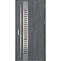 Oceľové vchodové dvere - SELTERS 2 - Dub Antracit, Label Inox Oceľové vchodové dvere ERKADO - SELTERS 2 - Dub Antracit, Label Inox